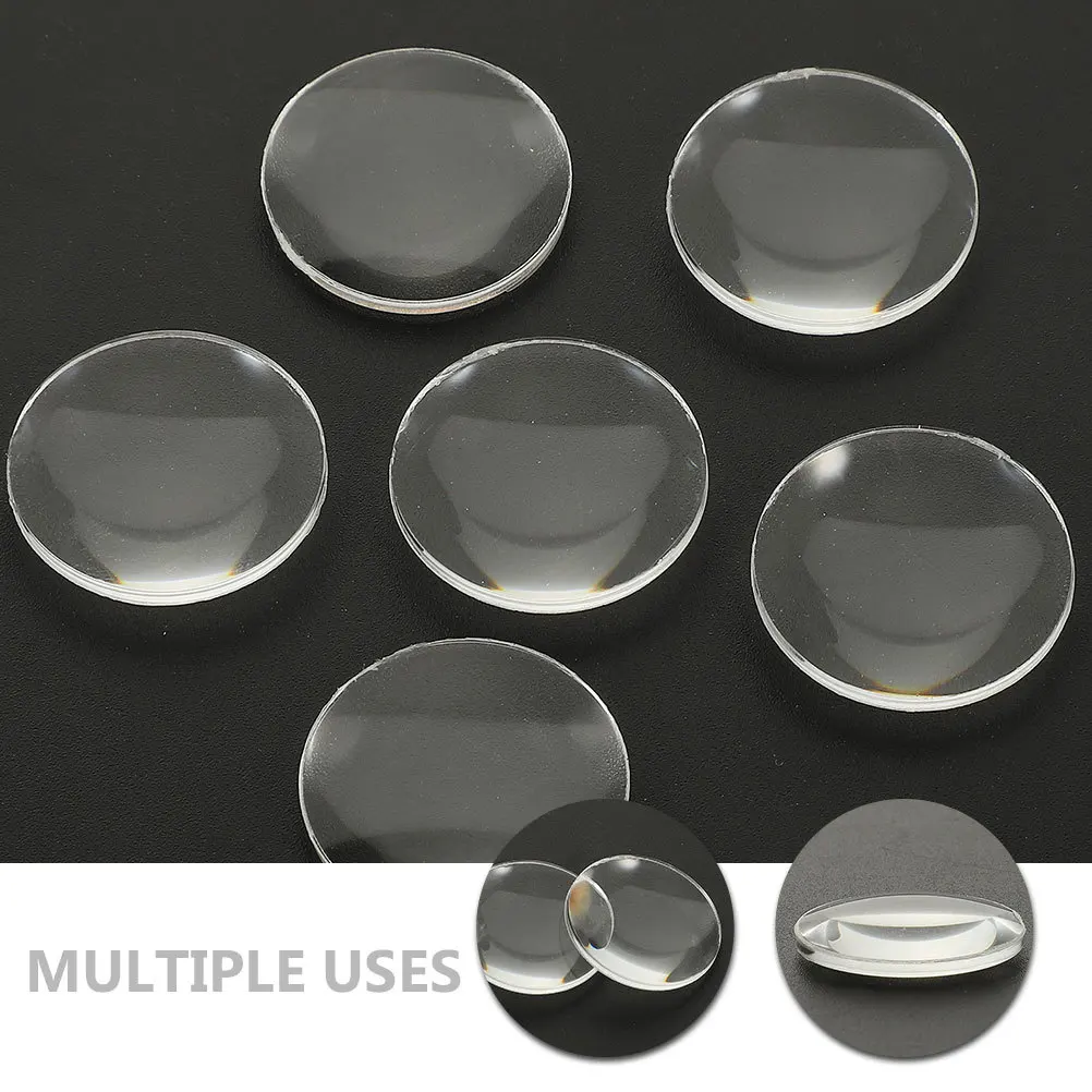 

50Pcs Double Convex Lens Transparent Optics Kit for Physics Teaching Stimulate Cognitive Ability Science Tools