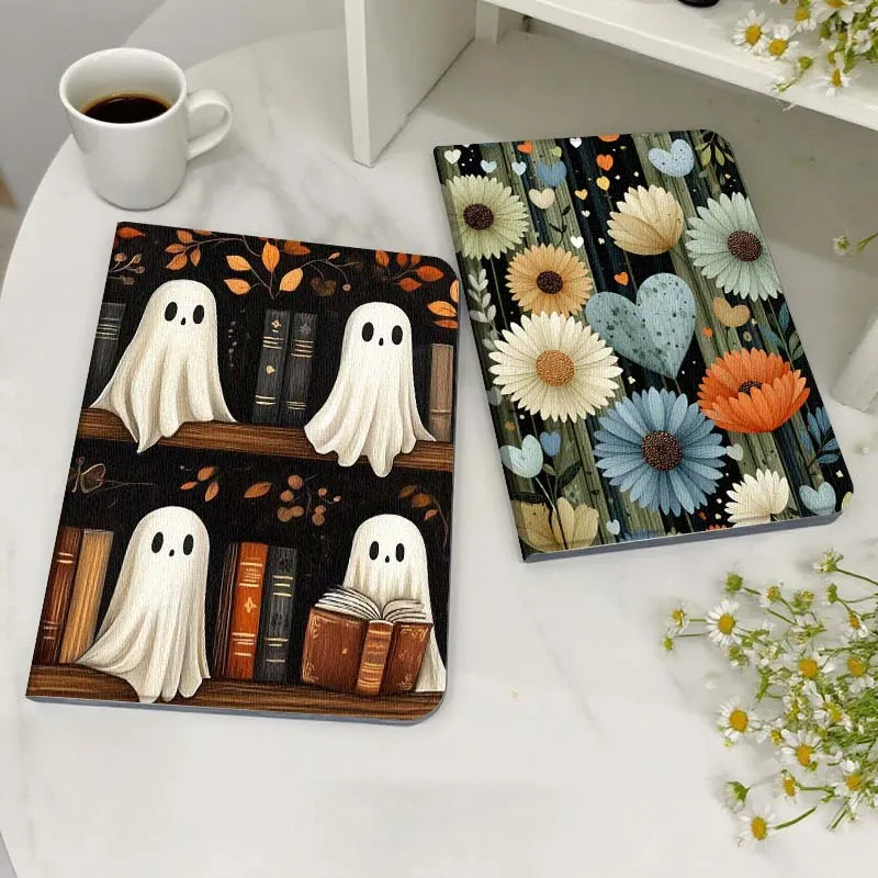 Cartoon Floral Heart Pattern Gift Tablet Case For Samsung Galaxy Tab S7 S8 S9 S10 FE Lite