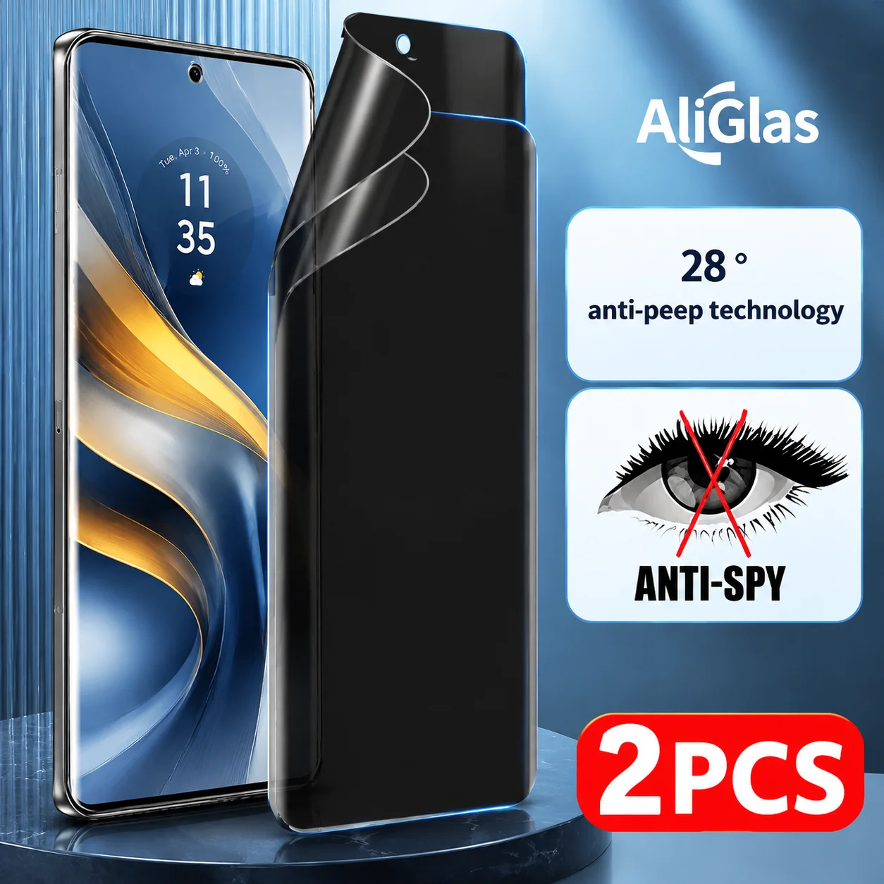 2 Stück Sichtschutz-Hydrogel-Folie für Xiaomi 13 17 15 14 Pro 17 Pro Max 13 15 14 Ultra 15S Pro 13 Lite Nicht Gehärtetes Glas Anti-Spy-Folie