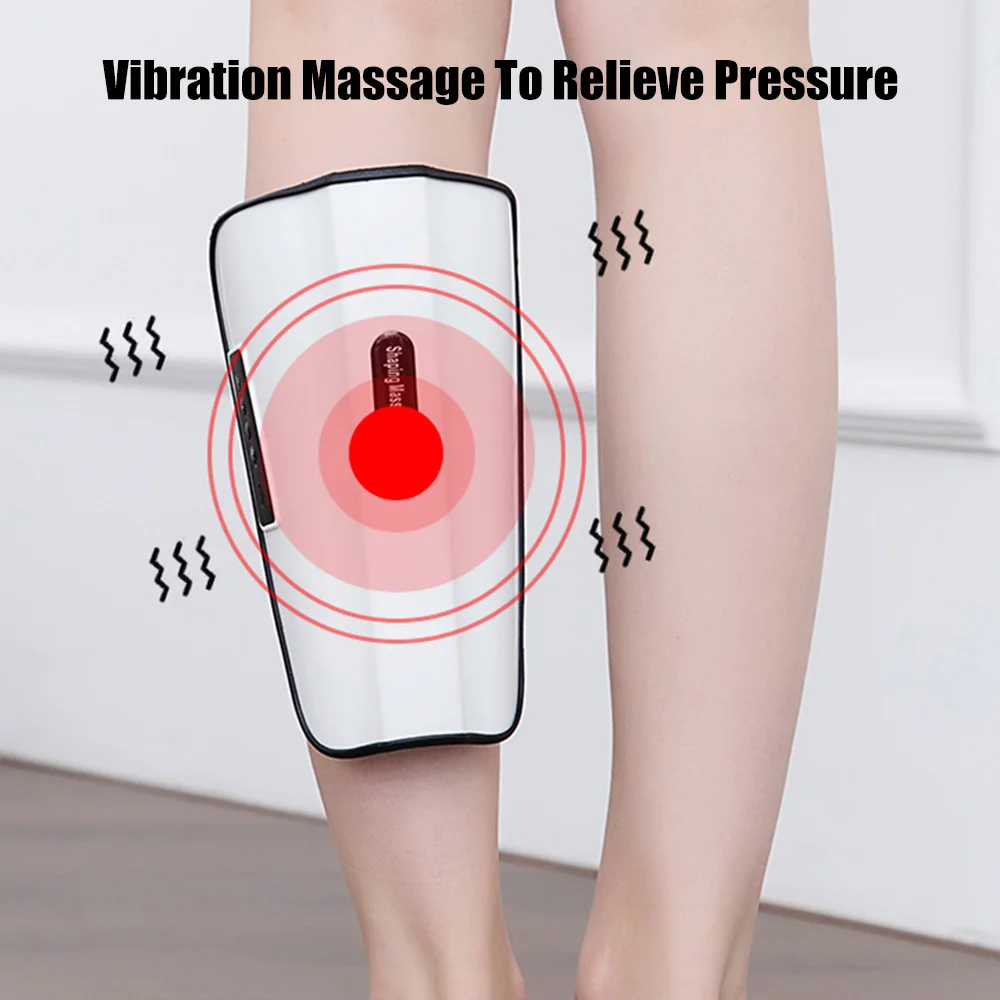 Electric EMS Leg Massager Calf Cellulite Removal Shaping Constant Temperature Hot Compress Vibration Massage Tens Leg Beauty