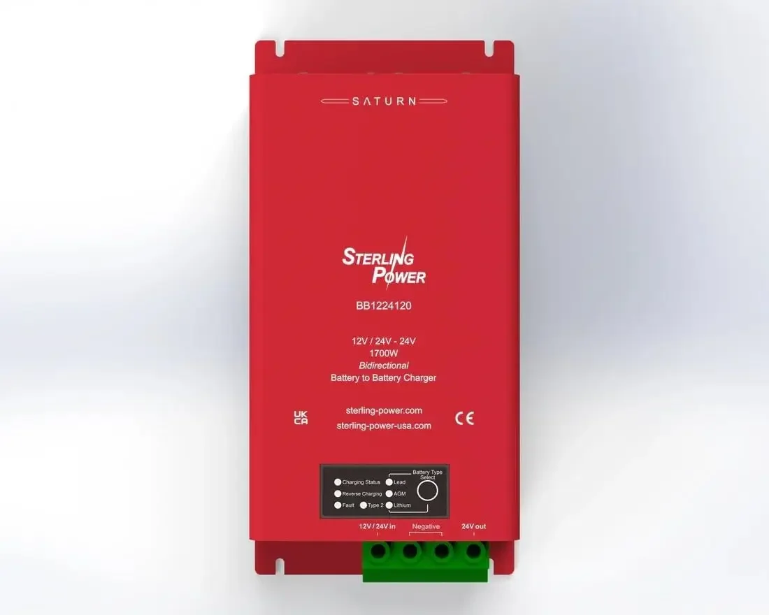 Sterling Power Battery to Battery Charger 12V OR 24V Input to 24V Output 120amp DC Powered Charger