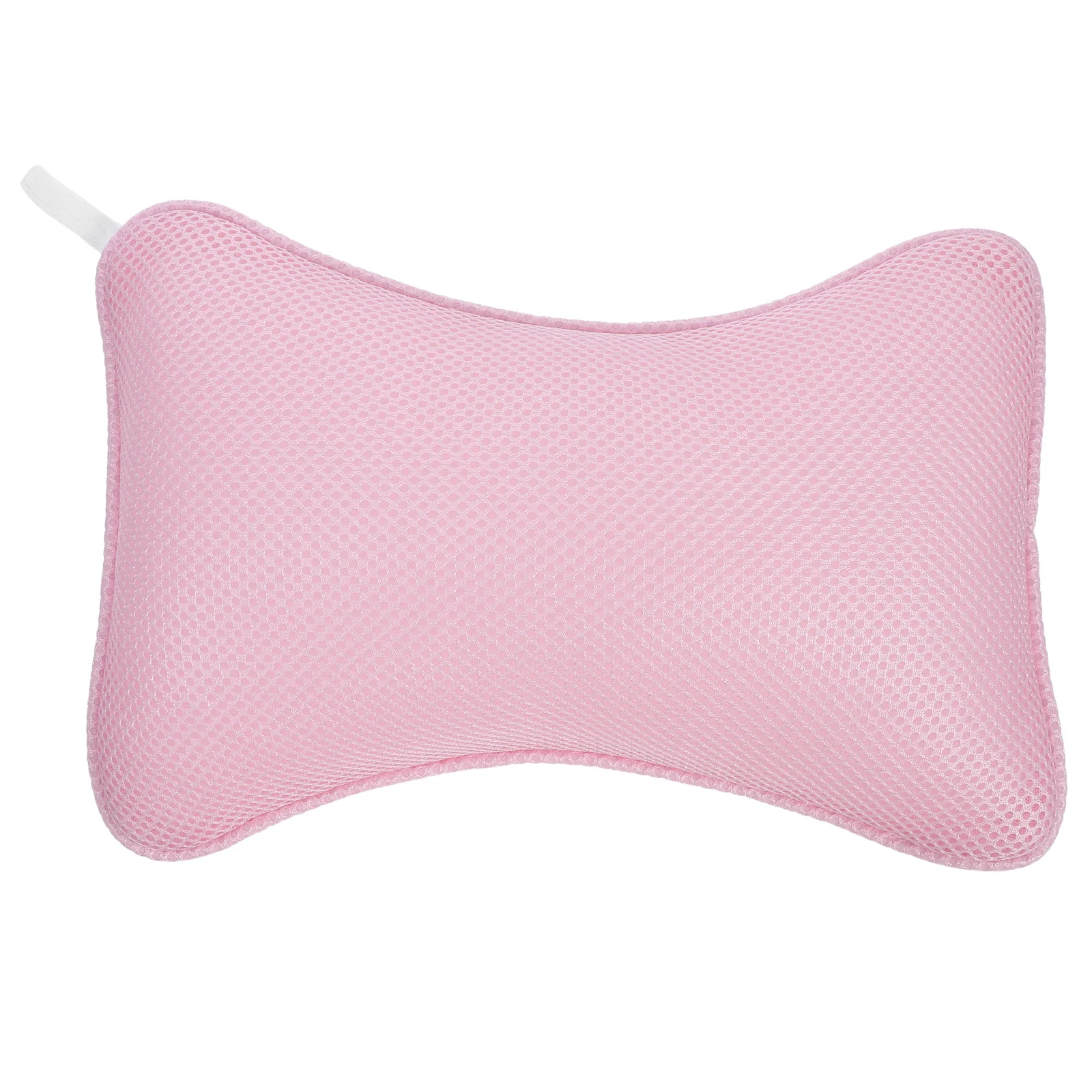 

1 шт. подушка для ванны с сверхпрочными присосками, нескользящая подголовник для спа-ванны и поддержка спины для всех типов ванн, розовая