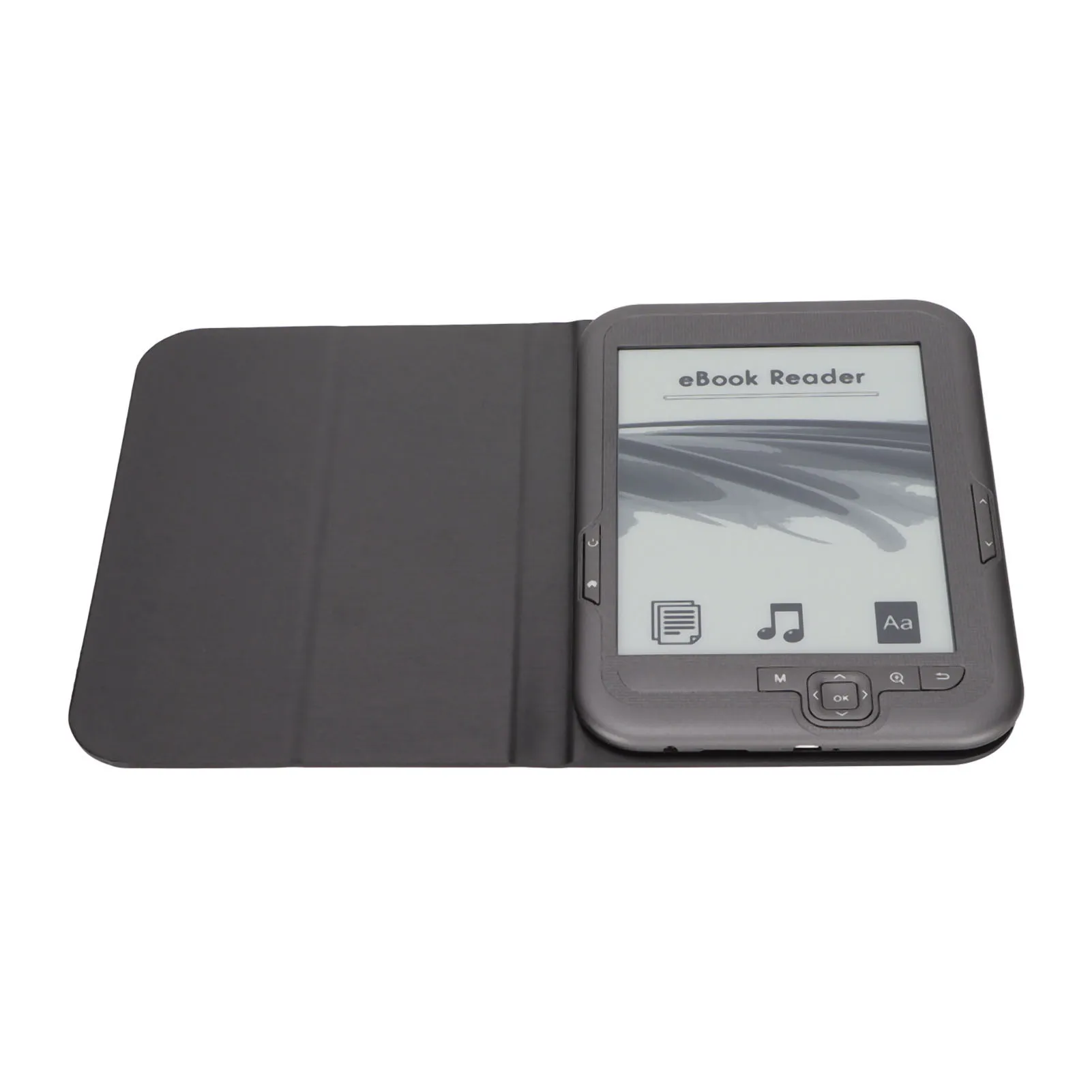 قارئ الكتب الإلكترونية 6 بوصة 800 × 600 HD شاشة حبر قارئ الكتب الإلكترونية دعم FM مع حافظة واقية شاشة حبر سماعة الرأس قارئ E للقراءة