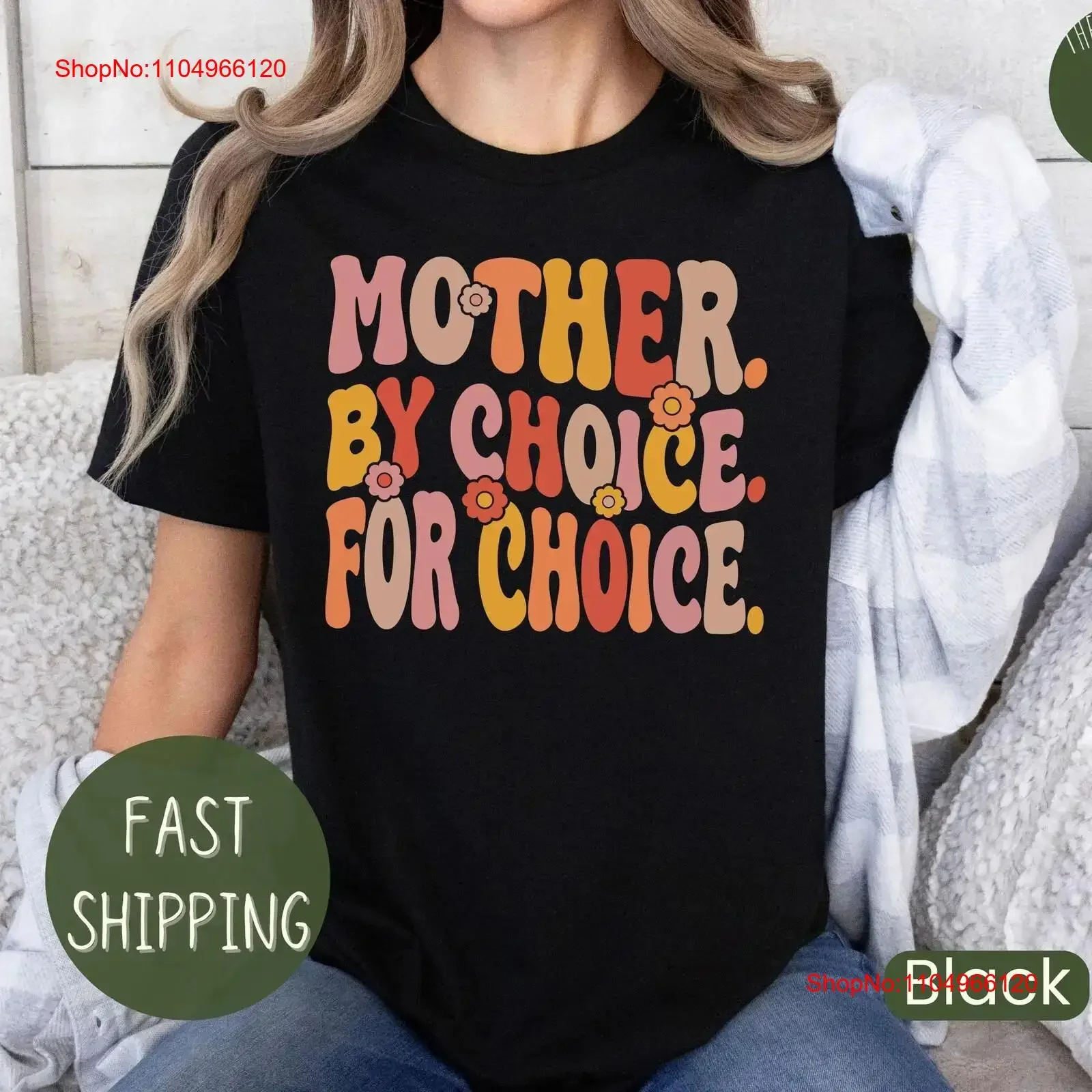 تي شيرت Mother by Choice for تي شيرت نسائي roe V Wade pro Idea حقوق نسائية نسوية عتيقة ملابس مصممة ناعمة وممتدة