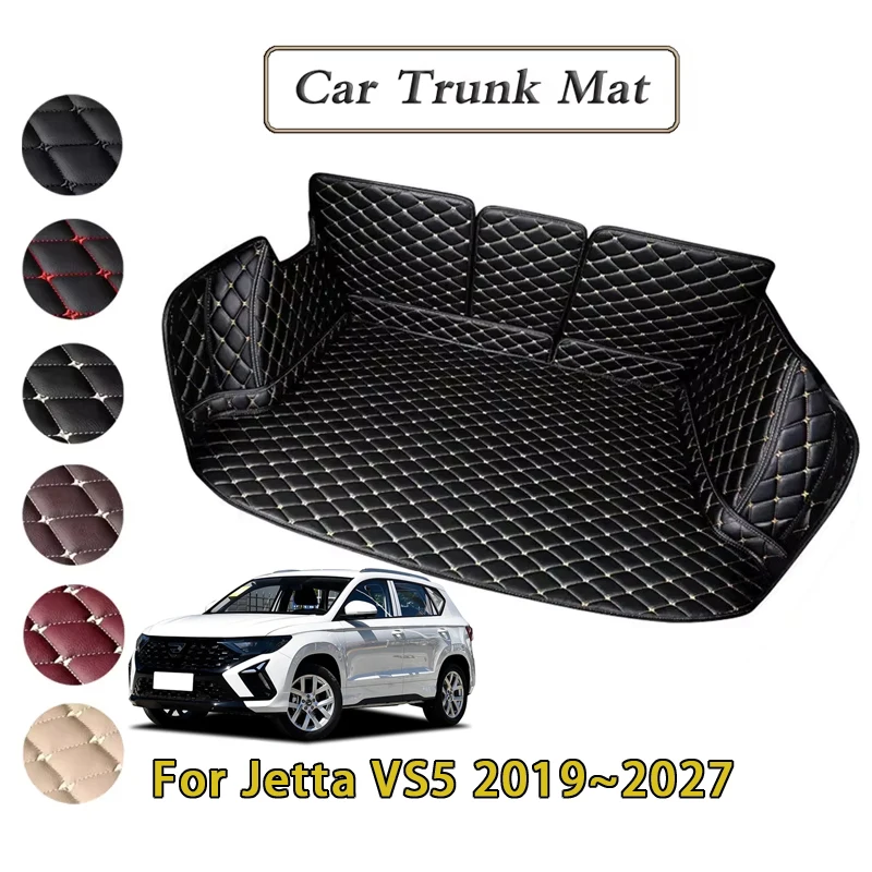 Car Trunk Mats For VW Volkswagen Jetta VS5 2019-2027 Waterproof Dirt-resistant Fully Mats Rear Cargo Tray Auto Accessories 2026