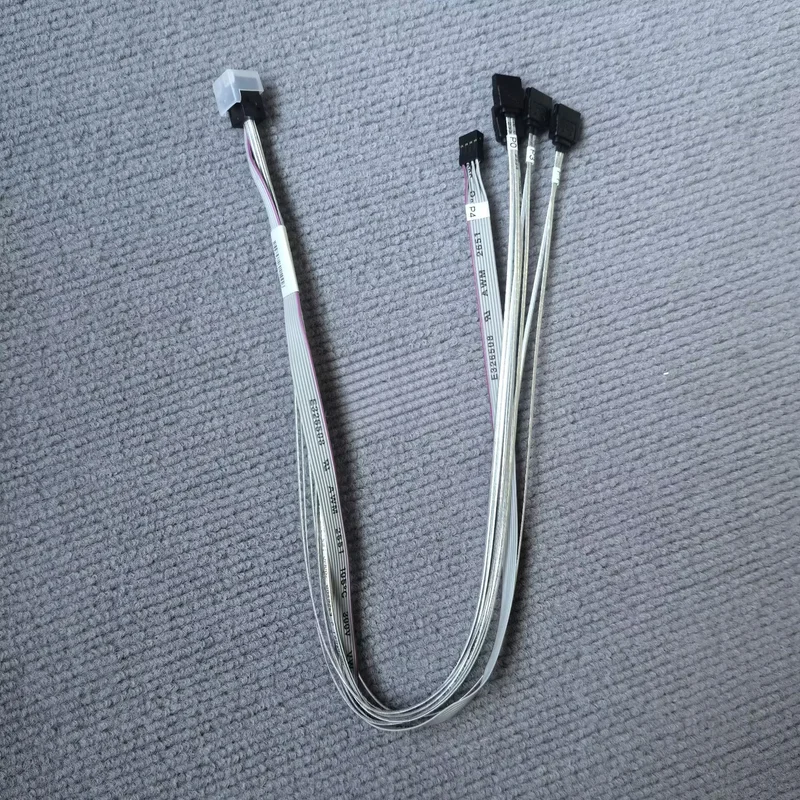 PP+ CBL- SAST-0631 For Supermicro Mini-SAS SFF-8643 to 4x SATA +Sideband Cable