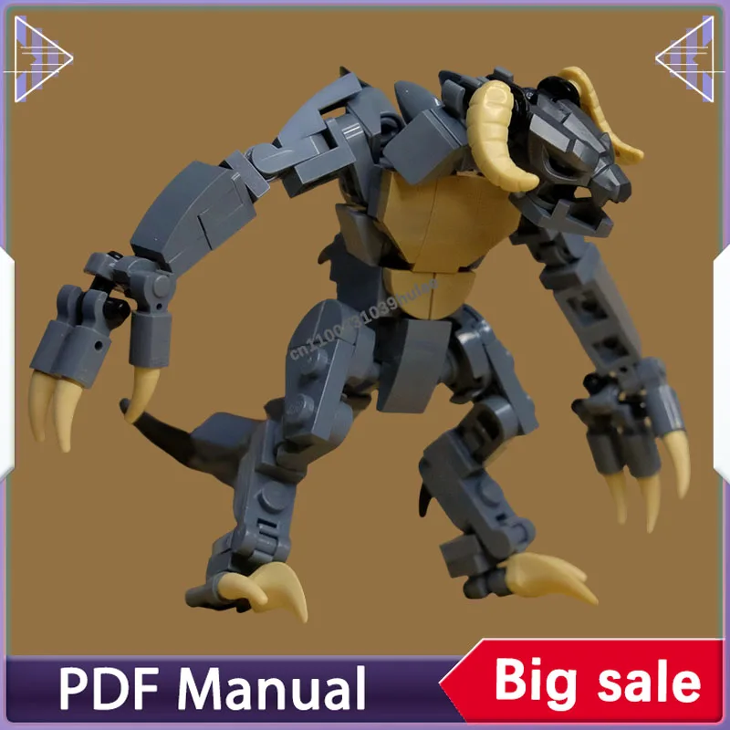 130PCS Apex predator Deathclaw Building blocks set figurines accessory decoration adults bricks Decoration Christmas gift