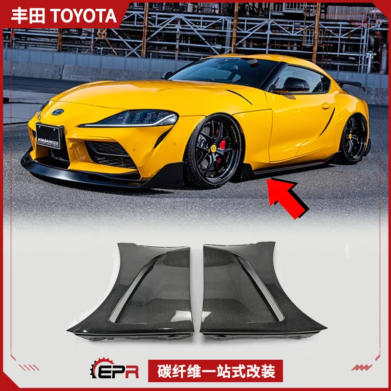 

Подходит для модификации из углеродного волокна Toyota A90 Nu Mill King Supra, замена переднего крыла