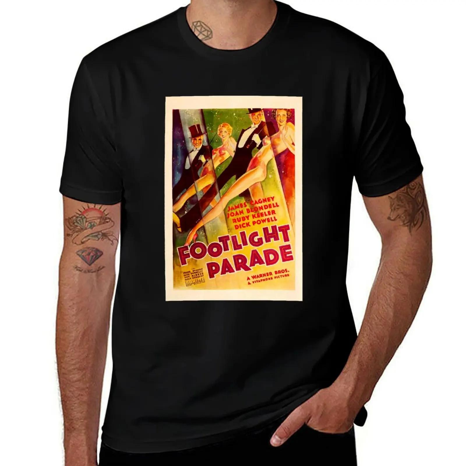 Footlight Parade starring James Cagney T-Shirt Work Duty Casual T-Shirt