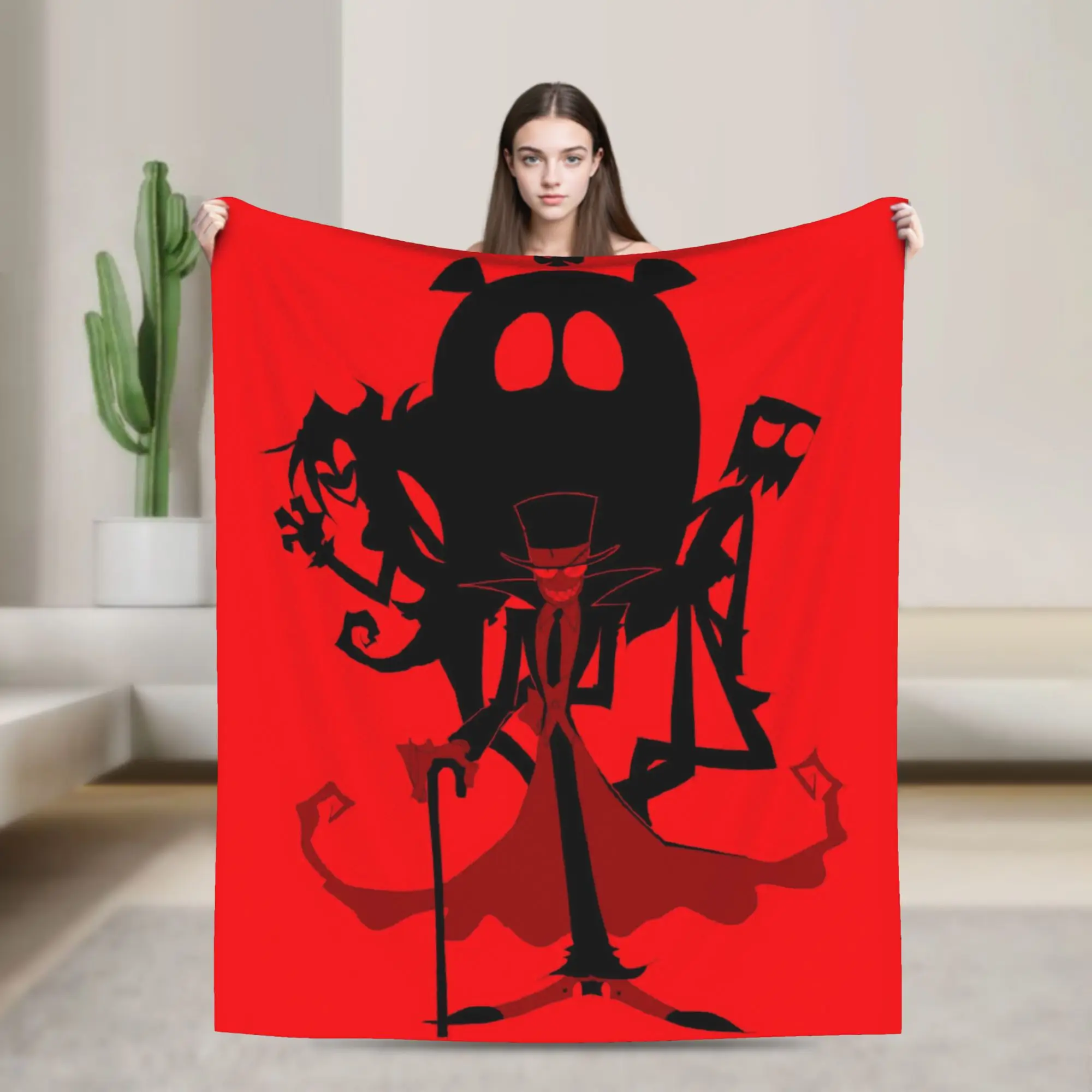 Super Soft Villainous Comdy Throw Blanket Premium Flannel Fleece Lightweight  Bed Blanket Cozy Warm Blankets All Season Use