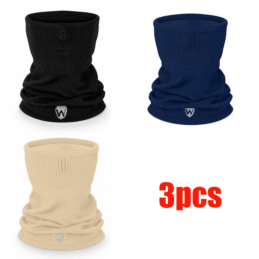 1pc/2pcs/3pcs Winter Warm Ademend Fietsmasker Sjaal Unisex Naadloos Elastisch Half Gezichtsmasker Buitensporten Hardlopen Skimasker