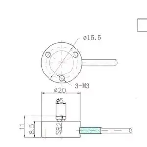 2025 Premium Products GML655 Stainless Steel Small button load cell 3, 5, 10 ,20, 30, 50, 100kg