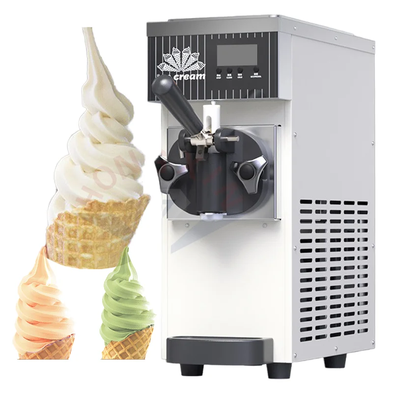 

New TRUWIN Commercial Automatic Chocolate Ice Cream Maker High 220V Stainless Steel 2200W Dual Voltage Long Service Life 2-Year