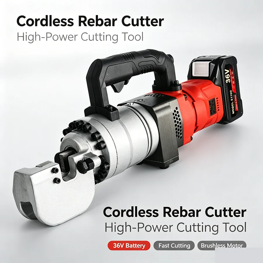 Por Brushless Cordless Hydraulic Rebar Cutter SDA-16 LDA-20 Steel Bar Cutter for Construction Fire Rescue