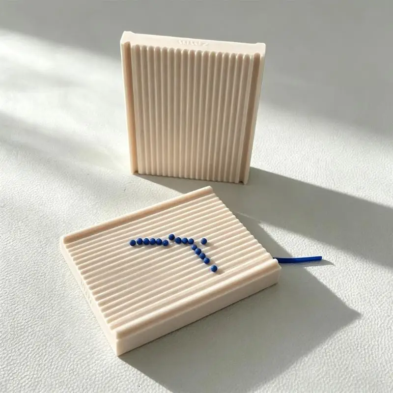 Clay Forming Plate Set, Flexible PVC Boards with Flat Surfaces and Several Side Grooves for Creating Consistent Lines and D2RD