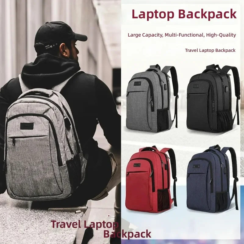 

Men's high-end sense backpack, large capacity business travel backpack, stylish daily notebook computer bag