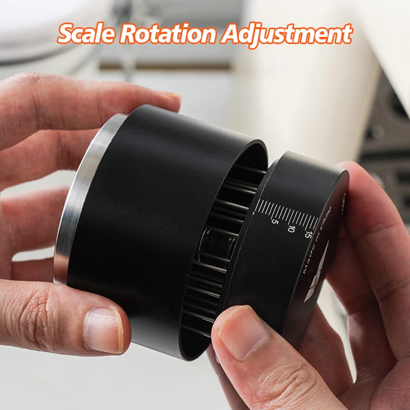 

OANKR Espresso Tamper with WDT Needle Distribution Tool 51/53/58mm 2 in 1 Coffee Leveler Professional Cafe Barista Accessories