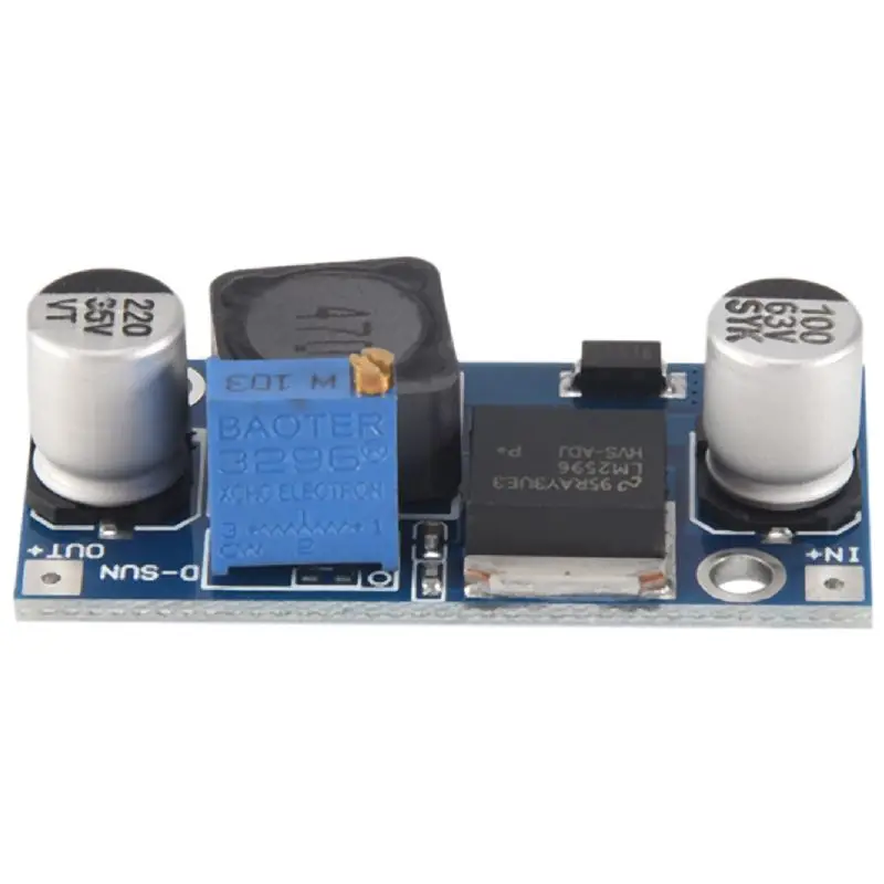 ABYN-48V Adjustable Step-Down Regulator Module, DC-DC, LM2596HV Input, 4.5-60V Power Module