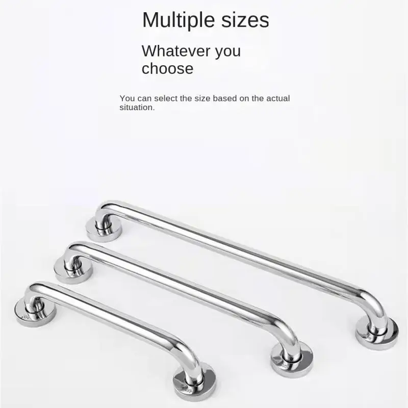 Bathroom Tub Toilet Handrail Stainless Steel 230mm-600mm Disabled Elderly Handrail Safety Support Old People Handle Armrest Grab