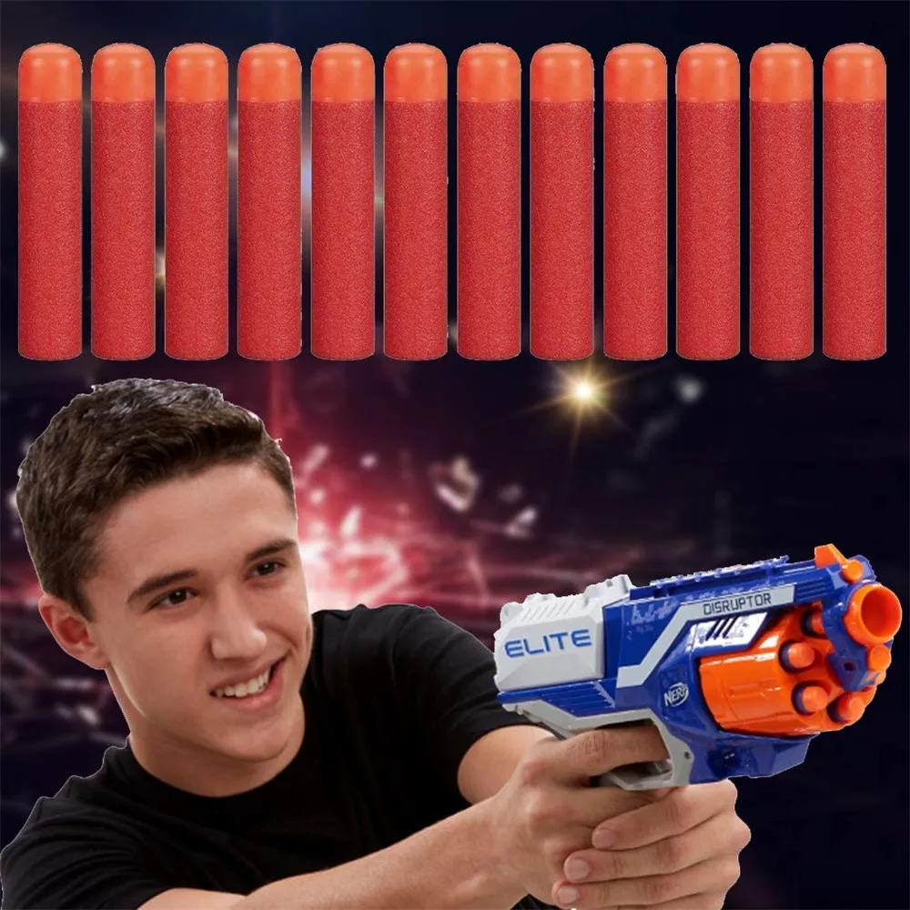 Premium Red Foam Darts Mega Bullet Refill 60Pcs 9.5cm Compatible With Nerf Mega Series Toy Guns Universal Refill Bullets Kid Toy