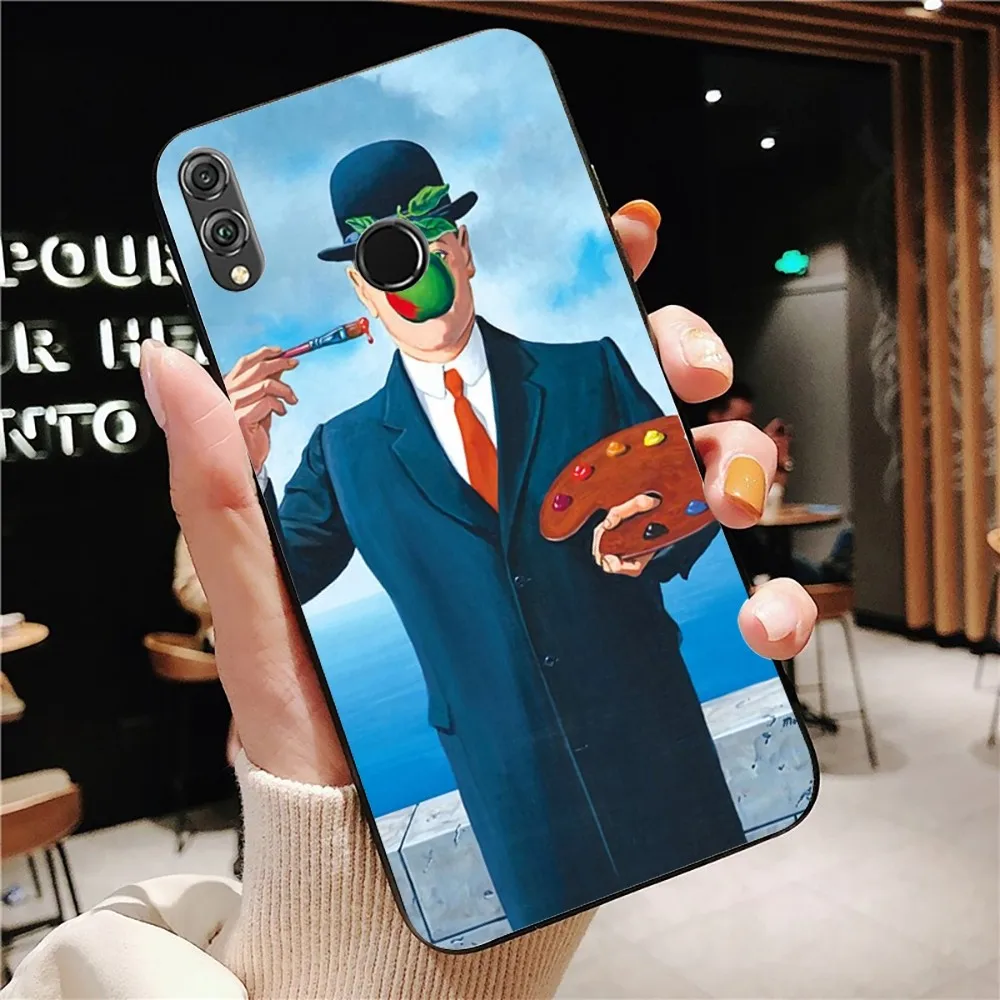 Rene Magritte Phone Case For Huawei Honor 10 lite 9 20 7A 9X 30 50 60 70 pro plus Soft Silicone Cover