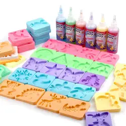 Handmade DIY Craft Painting Stickers Montessori Education Origami Magic Water Elves Kit Set Toys Children Gift Kids Craft Xmas