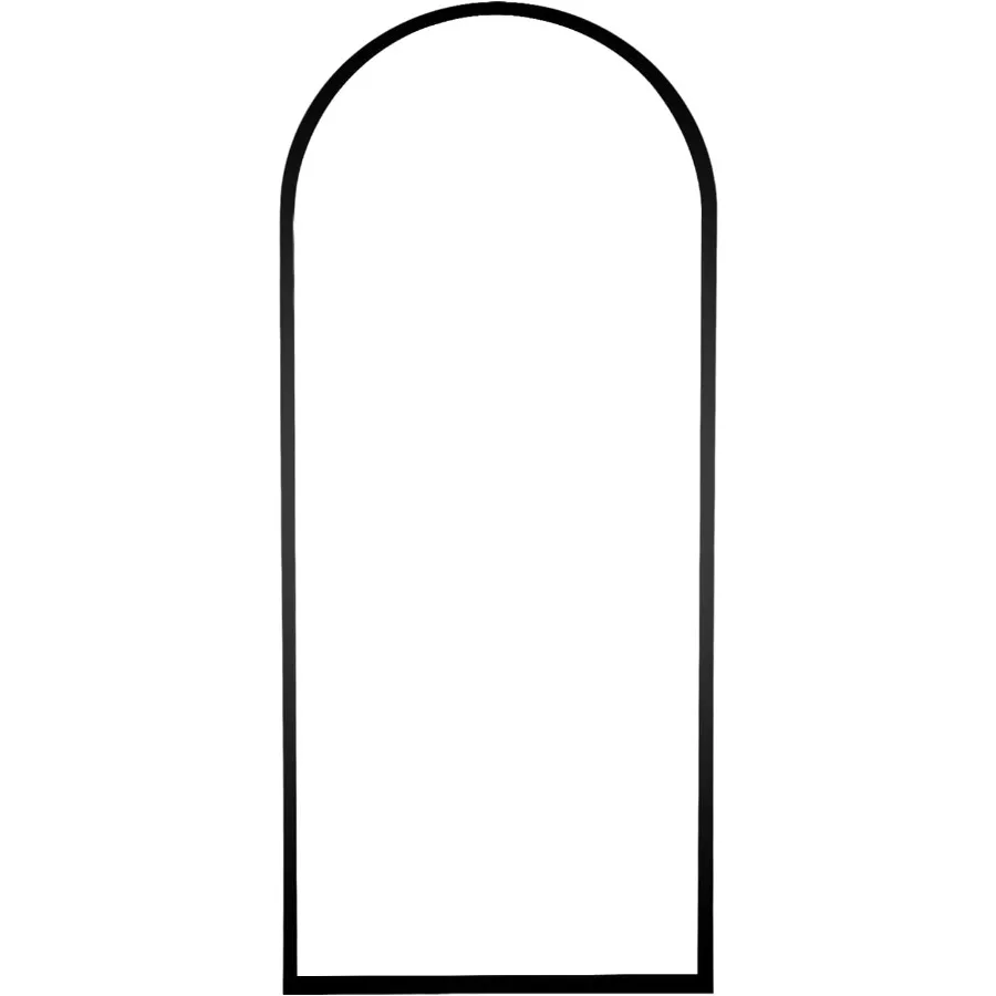 Cermin panjang penuh 64.1x21.5 untuk kamar tidur dan ruang tamu, cermin tubuh penuh dengan dudukan, rangka tipis dari paduan aluminium dengan lapisan emas.