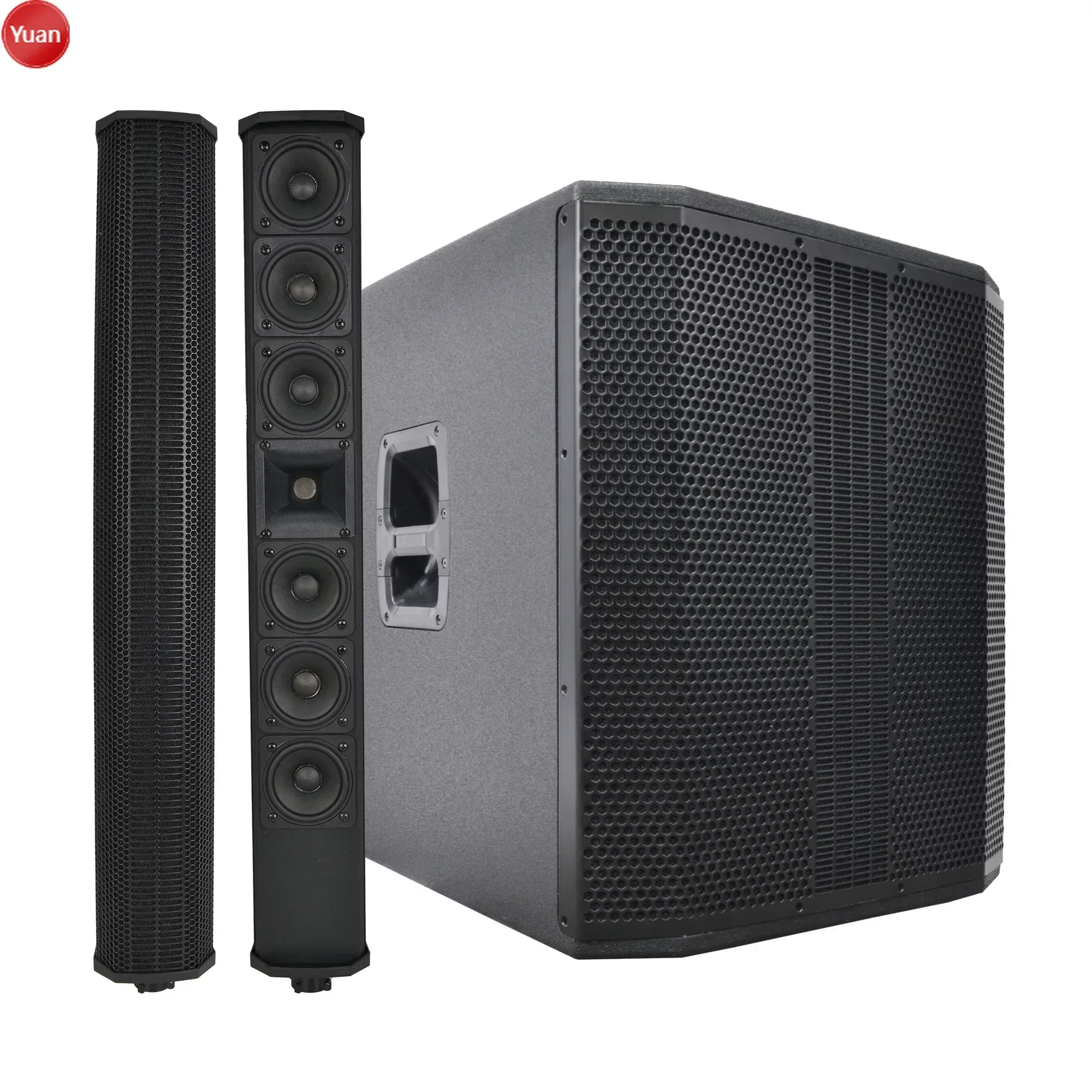 Accuracy Pro Audio AC38 1400W Audio Sound System DJ Karaoke Portable Professional Active Column