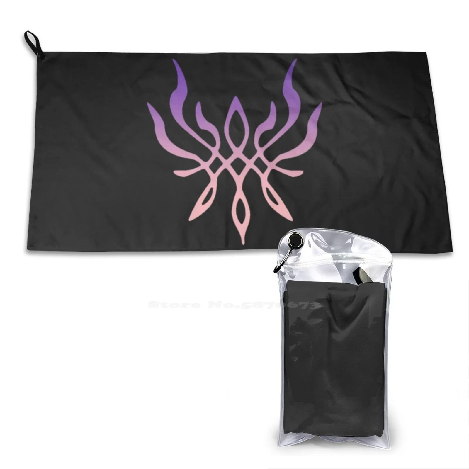 Crest Of Flames Soft Towel Quick Dry Beach Towel Fire Emblem Three Houses Byleth Fe3H Fe16 Video Game