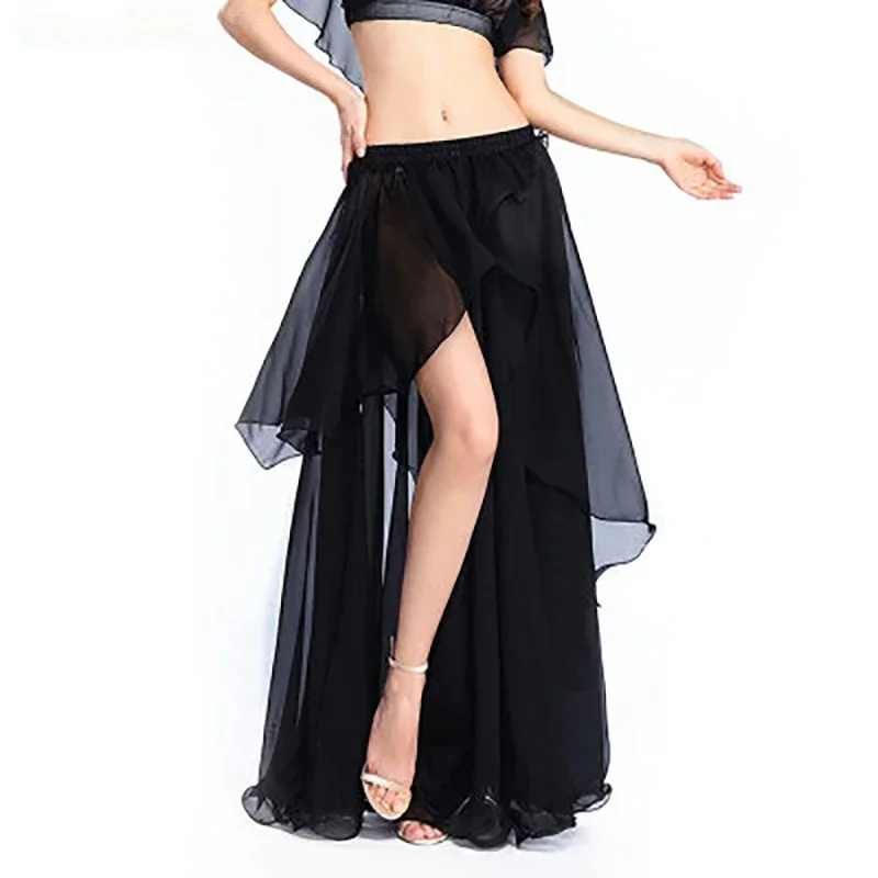 المنافسة المهنية الجديدة مثير الشيفون المرأة فستان الرقص الشرقي فستان راقصة في 11 لونا #5