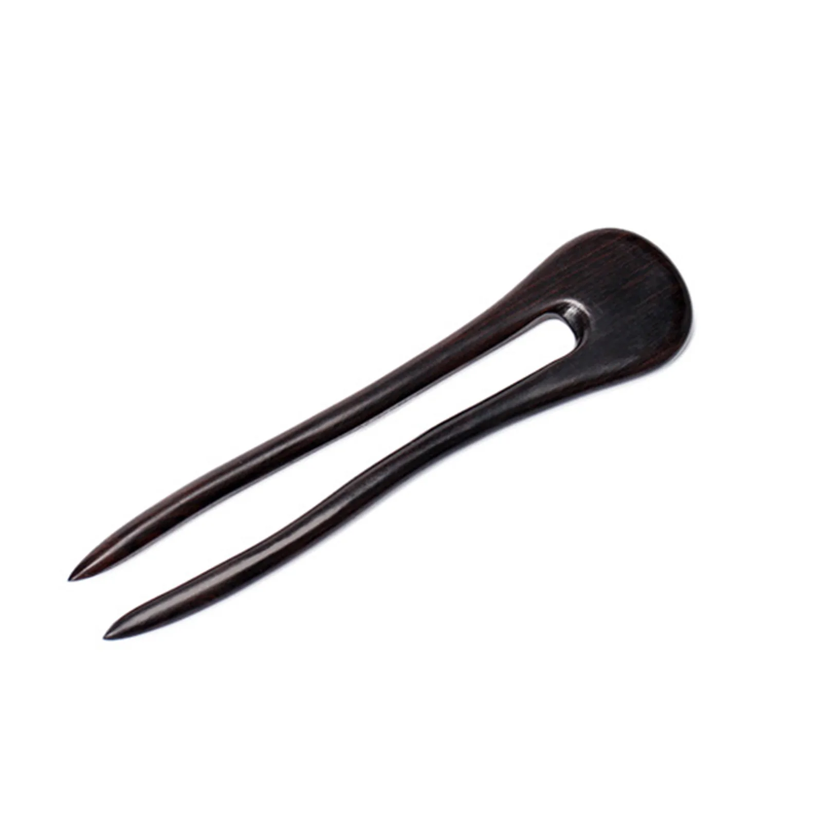 Bun Chinese Hair Stick Retro Ebony U-shape Hair Chopsticks for Friend Chinese New Year Gift