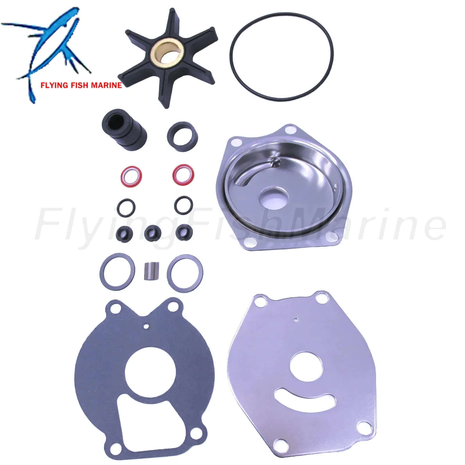 

Outboard Engine 46-99157A2 99157T2 85098A2 Water Pump Repair Kit with Housing 99157A for Mercury Mariner 9.9HP 15HP 20HP 25HP