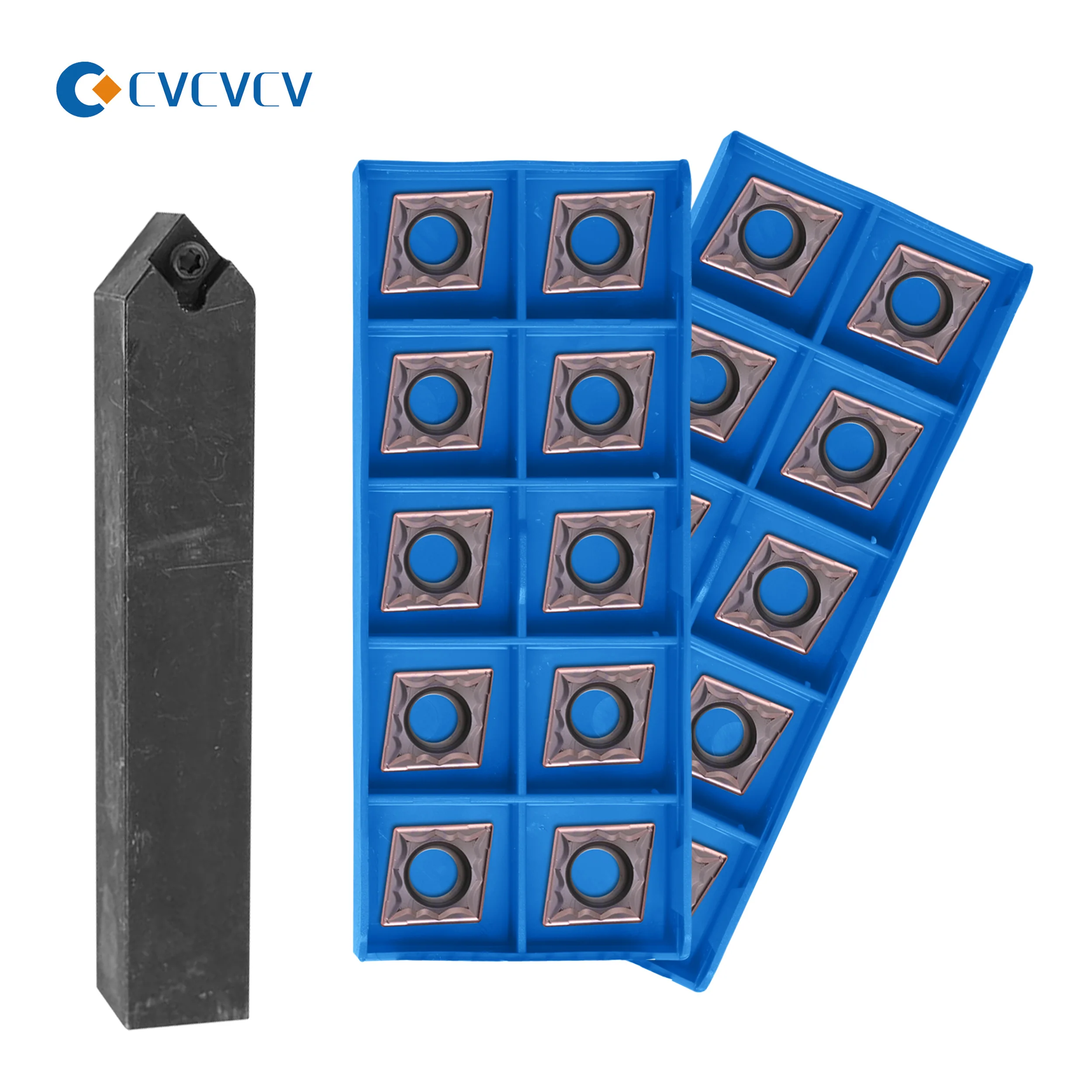 • SCMCN1616 SCMCN2020 SCMCN2525 portautensili per tornitura esterna CNC + 10Pc CCMT09T3 tornio inserto in metallo duro durevole