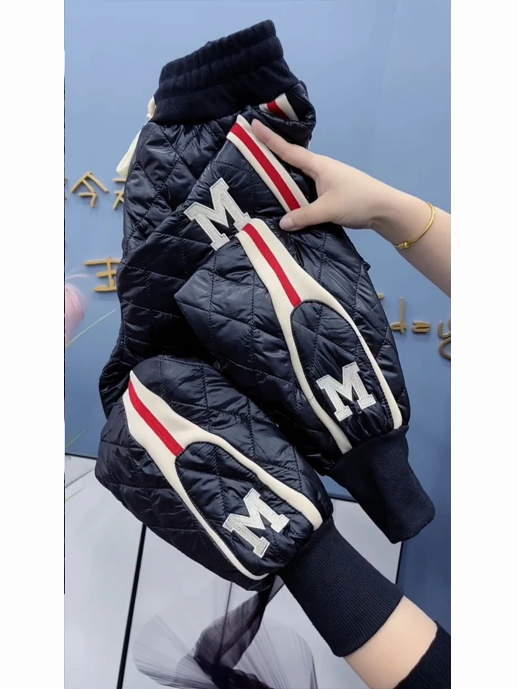 

Женские утепленные хлопковые брюки с высокой талией на флисовой подкладке, весенняя новинка, маленький размер, одежда для мам, теплая верхняя одежда, длинные брюки