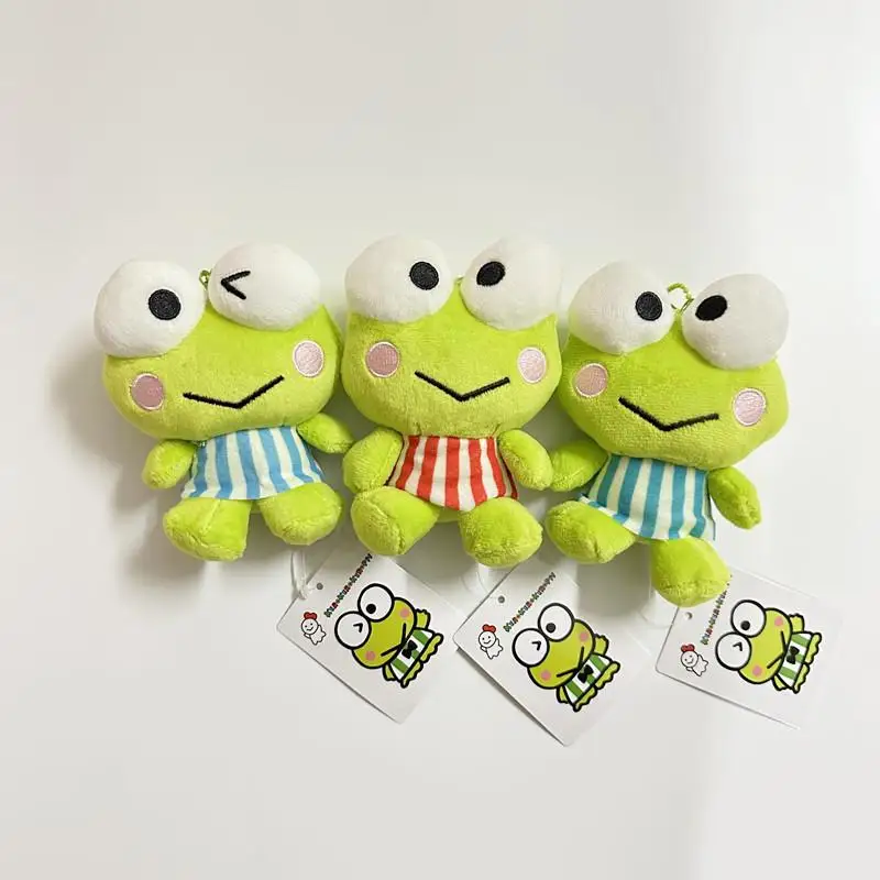 Porte-clés en peluche de dessin animé pour garçons et filles, pendentif de sac à dos mignon, petite grenouille, Sanurgente Kero Kero Keroppi, My Melody Purin, cadeaux