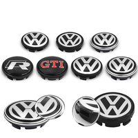 4Pcs 55mm 65mm Car Wheel Center Hub Caps VW Logo Badge Rim Cover Emblem For Volkswagen R GTI Golf 5 7 Caddy Passat b6 Tiguan Pol