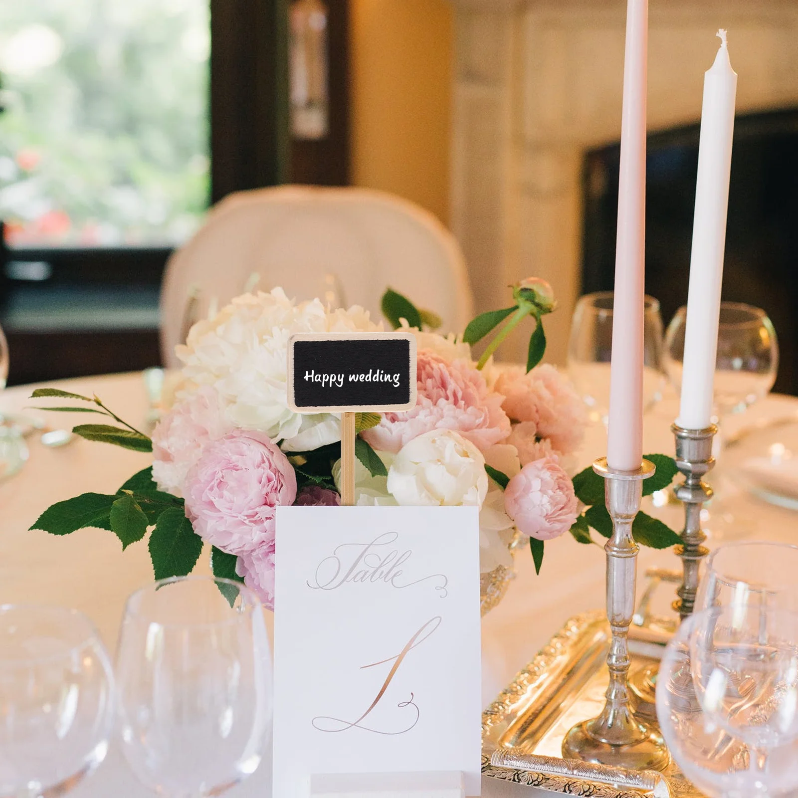 

50Pcs Creative Blackboard Shape Clips Wooden Photo Clamps Note Holders Reusable Message Boards Home Office Use