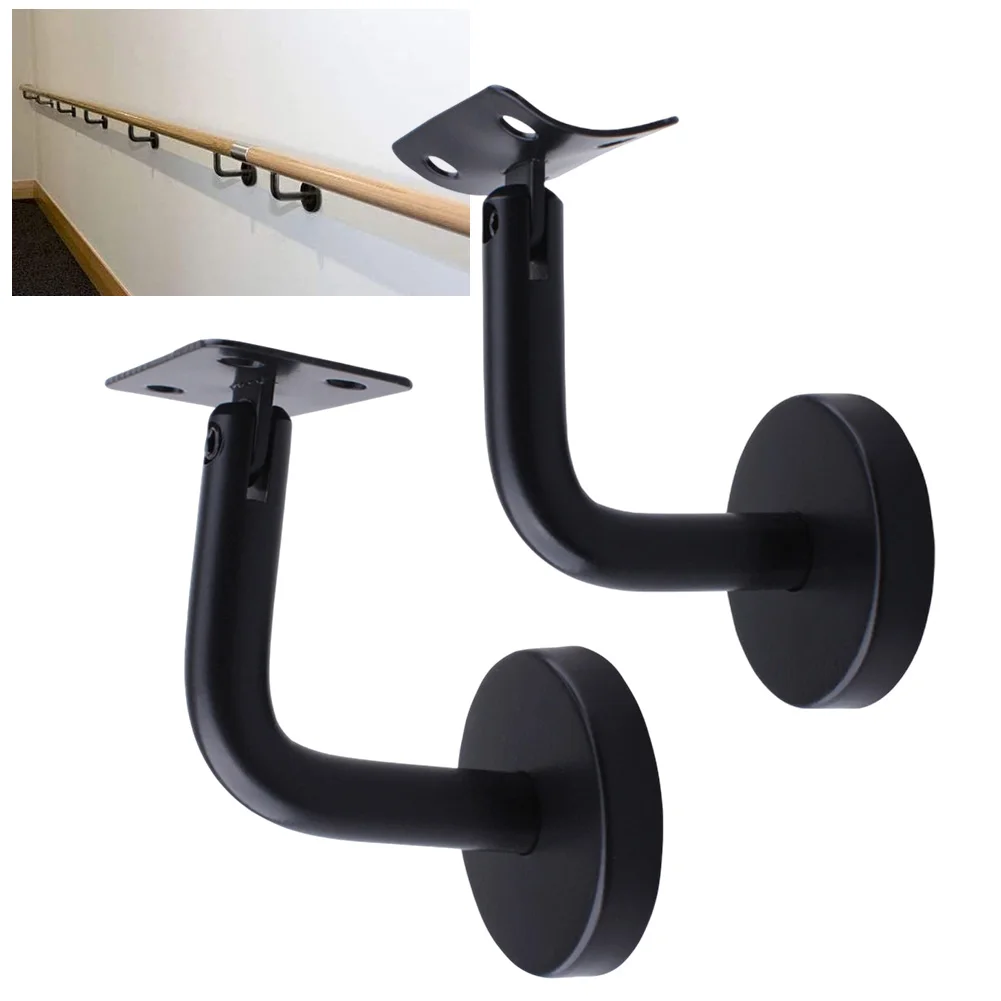 Stainless Steel Stair Handrail Bracket Bannister Wall Mounted Bracket Support Hand Rail Home Improvement