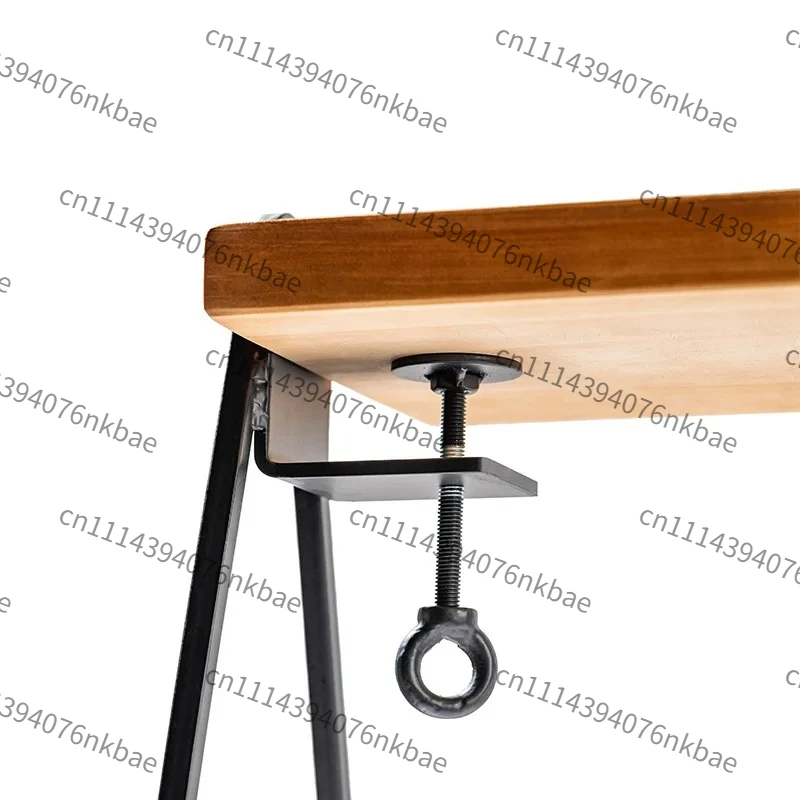 Modern Simple Iron Leg Stand, Removable No-Drill Table Foot Bracket, Portable Outdoor Table
