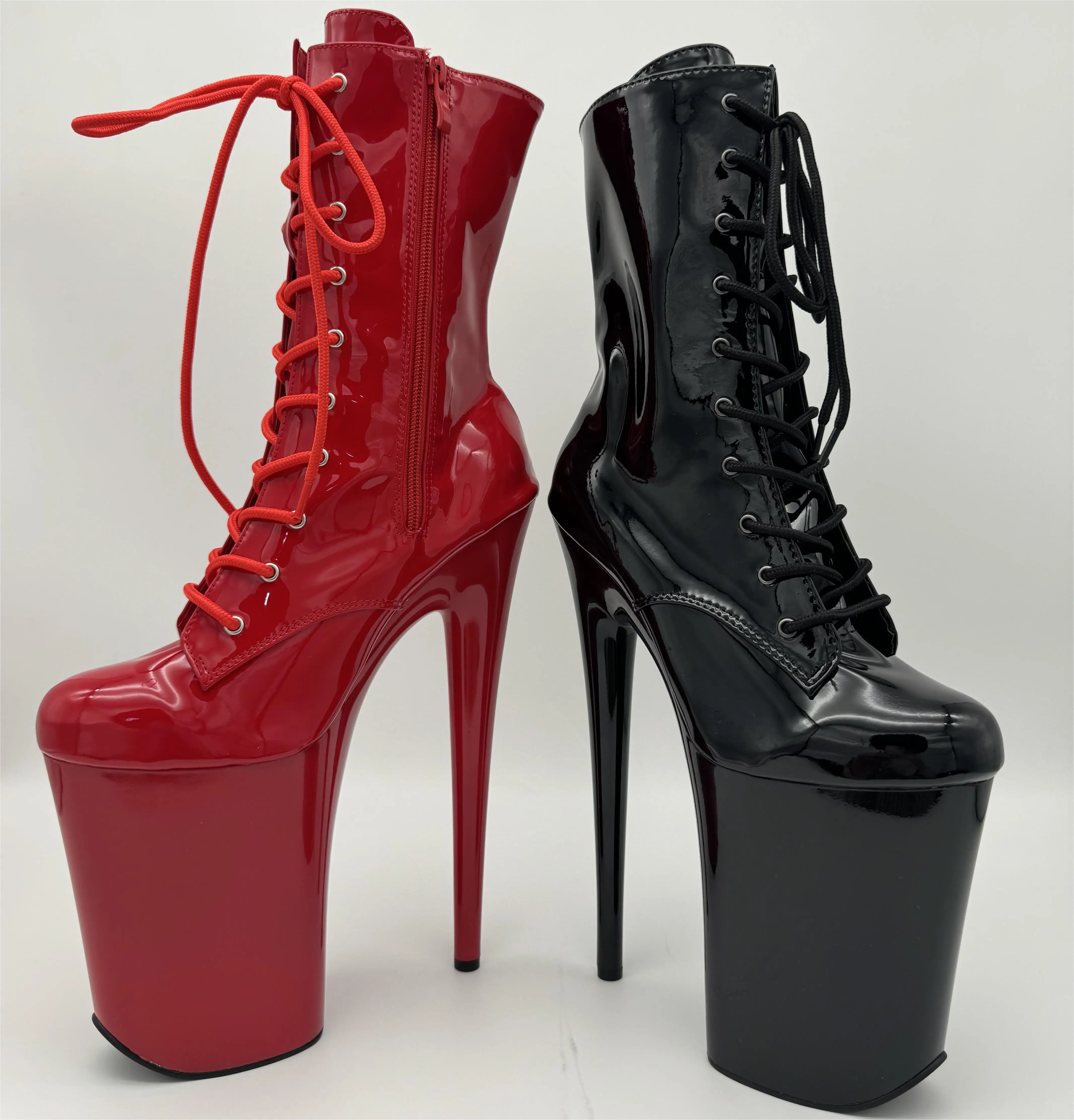 

Sexy 9 inches high heel and ankle boots, spring and autumn shoes 23 cm thin heel pole dance, night club party ankle boots