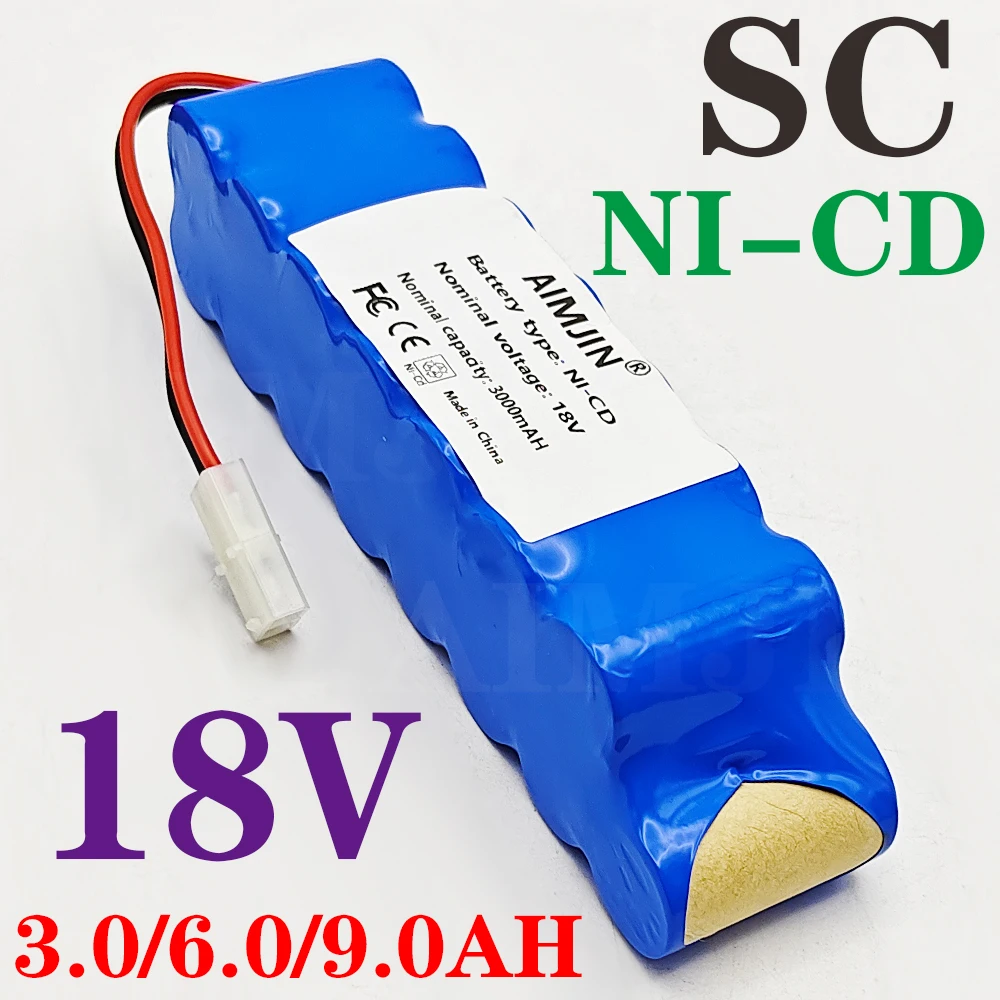 

Suitable for-Rowenta 18V NiCD Battery Pack 6000mAh CD Vacuum Cleaner RH8771 or Tefal Cyclone Extreme Vacuum Cleaner Battery P102