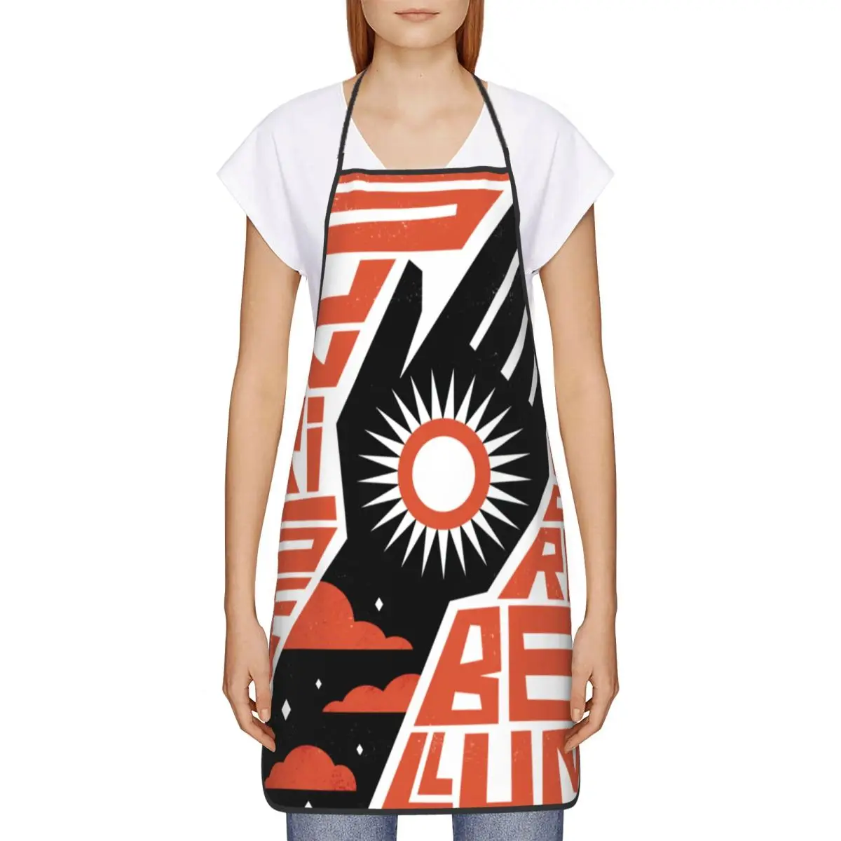 Disco Elysium Gaming Funny Apron Sunrise Parabellum Adult Unisex Kitchen Chef Bib Tablier Cuisine Cooking Baking Gardening