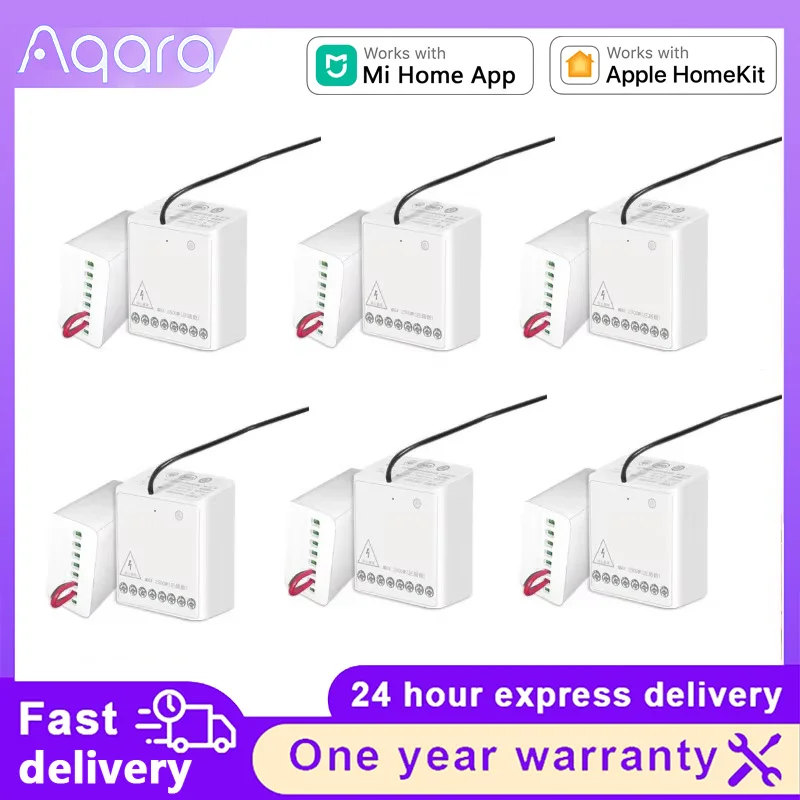 Aqara two-way Control Module Relay Switch Controller Zigbee Smart Timer Channels Works With Xiaomi Mi Home Homekit APP