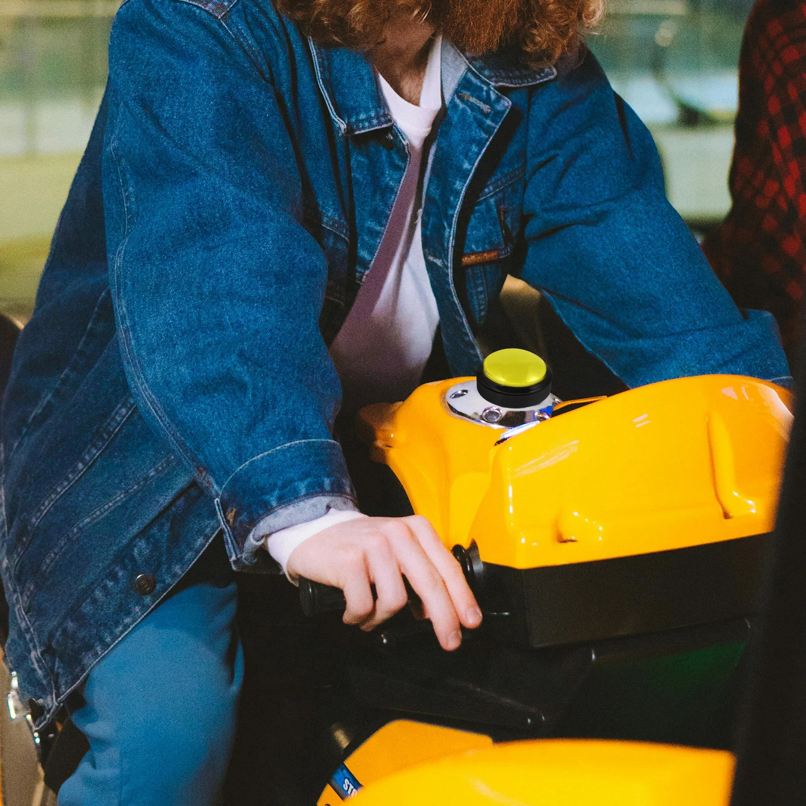 

Led Illuminated Push Button For Game Machine Durable Replacement Gaming Switch Arcade Parts Lighted Button Prop