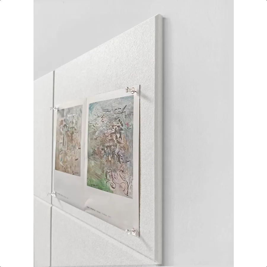 Felt Wall Tiles Large Cork Board Alternative Aesthetic Felt Bulletin Board for Office Home and Classroom Large Cork Boards for