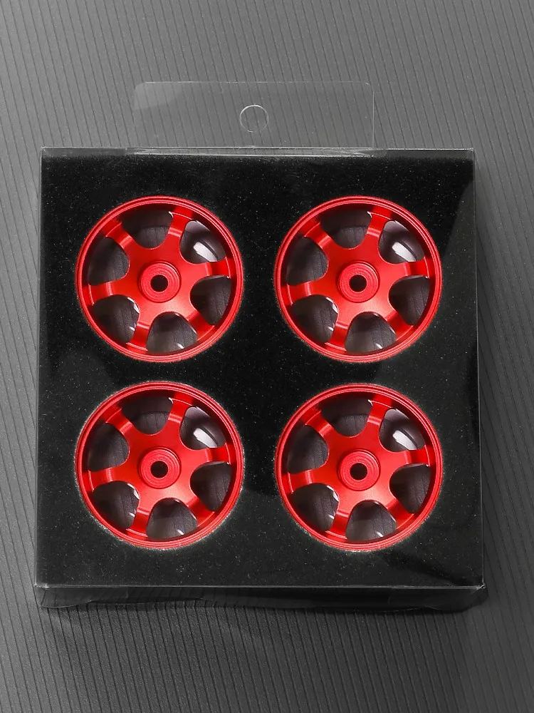 4pcs 42mm 1/10 RC On-Road Drift Racing Car Metal Wheel Rim Wheel Hubs for Tamiya M03 M04 M05 M06 M07 MB-01 XM-01 Upgrade Parts