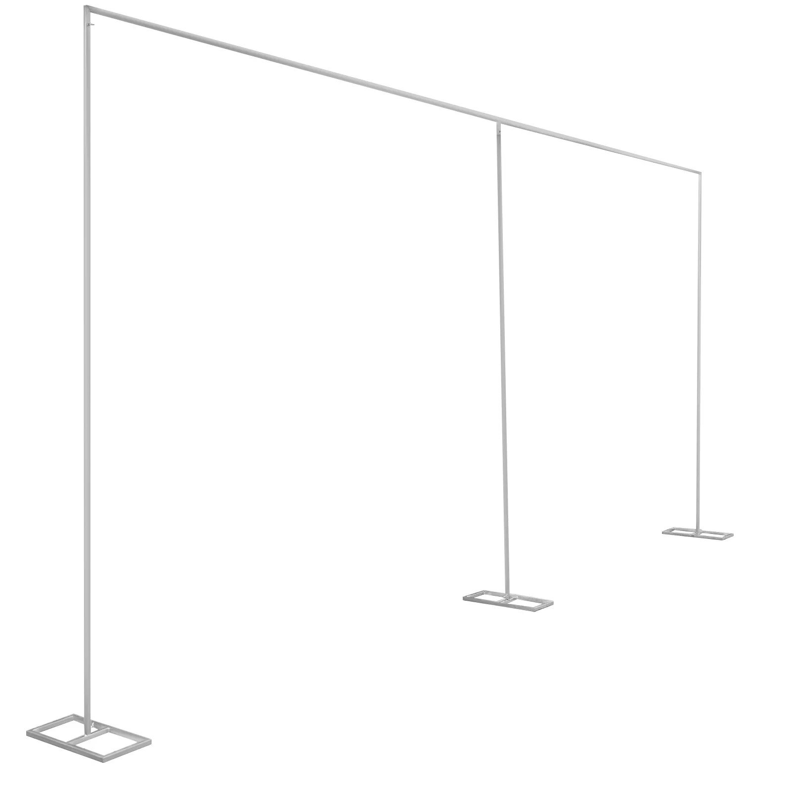 20x10ft Heavy Duty Backdrop Stand Kit - Wedding Event Carbon Steel Pipe Frame with Weighted Base for Weddings, Birthday Parties, Christmas Parties, Banquets, Anniversary Celebrations