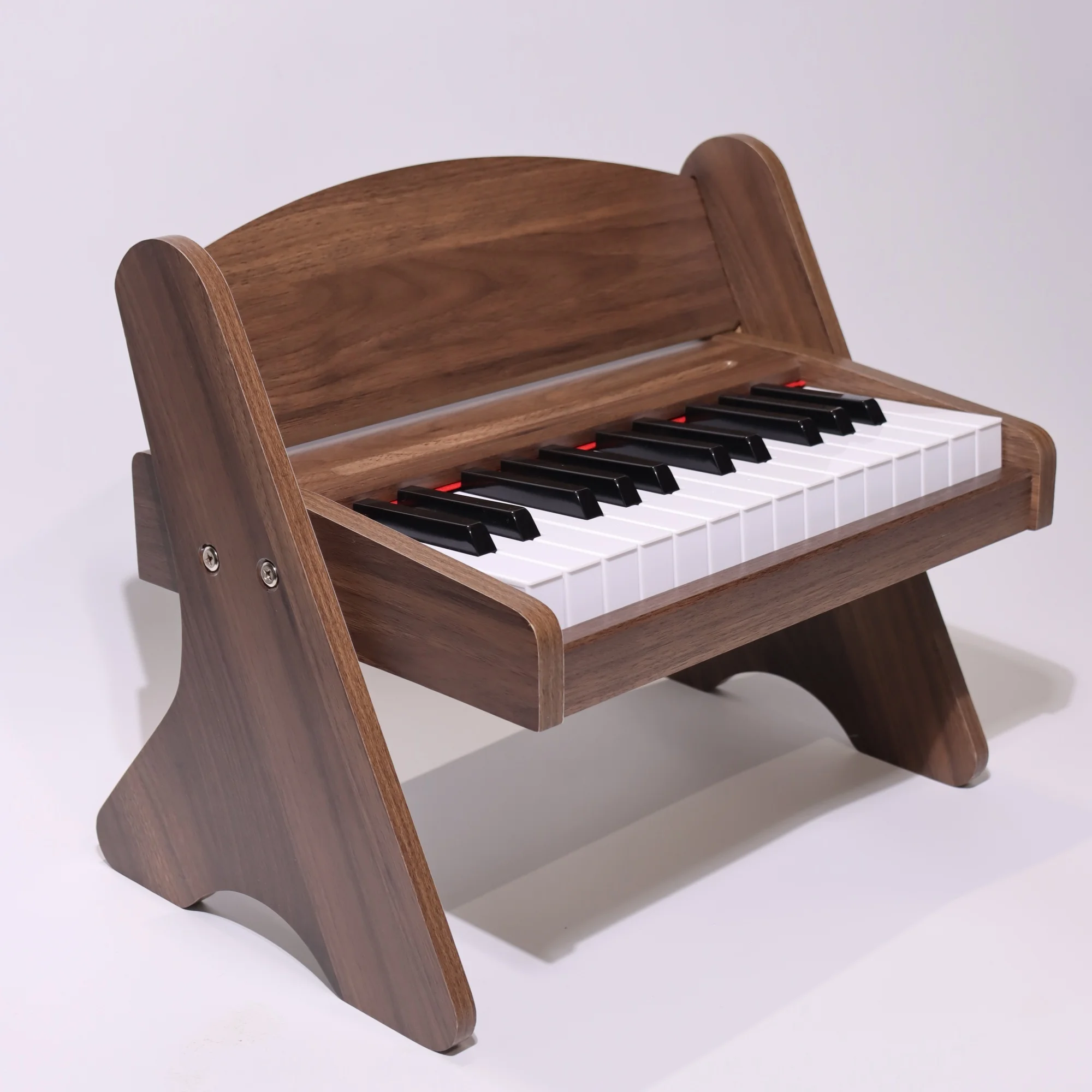 Kids Electric Toy Musical Instrument Keyboard Electronic Battery Operated Wooden Piano Toy For Children