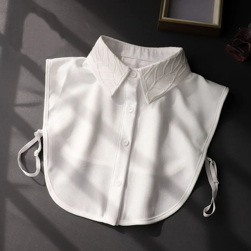 عالية الجودة التلبيب قميص وهمية طوق للنساء انفصال الياقات للرجال التلبيب قلادة كاذبة طوق بلوزة أعلى Nep Kraagie