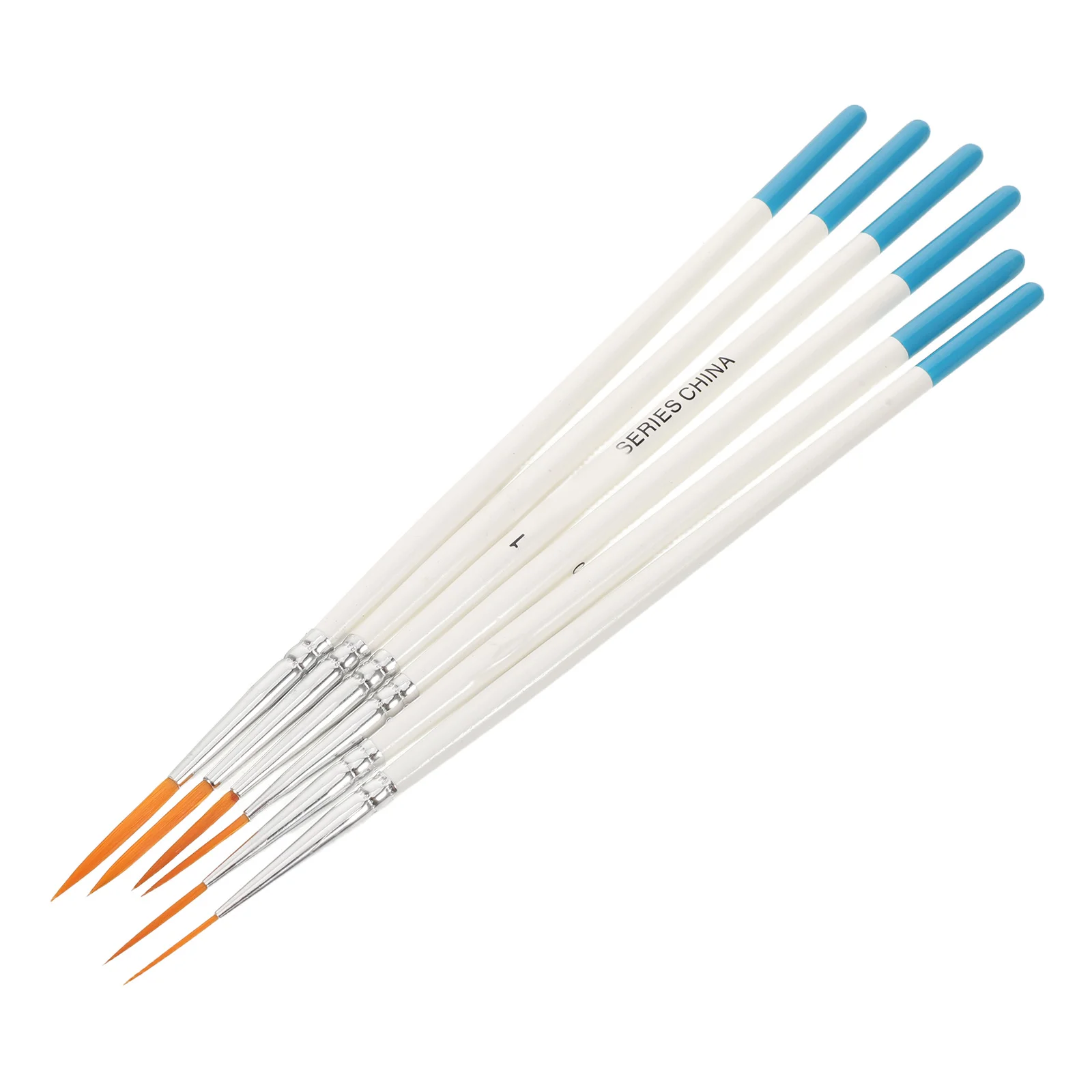 

6pcs Miniature Detail Paint Brush Set Fine Liner Brushes For Watercolor Acrylic Oil Painting Small Detail Craft Nail Art Tool